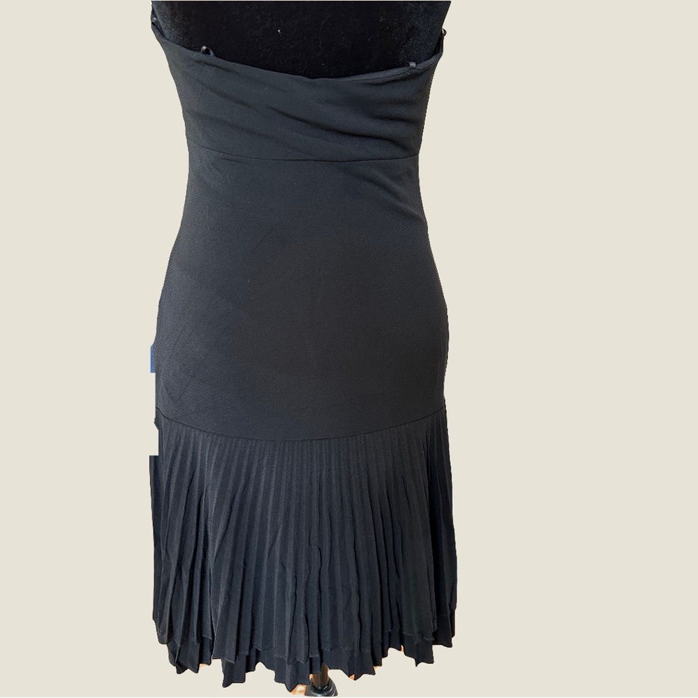 Laundry by Shelli Segal Halter Pleated Swing Dress- Sz 4 - Picture 10 of 16